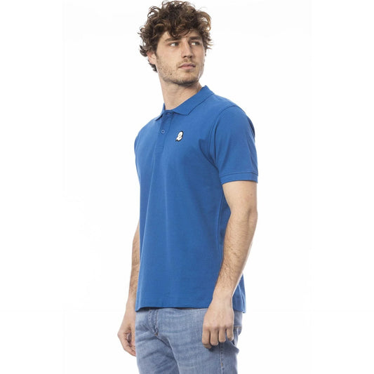 Invicta Men Cotton Short Sleeves Polo Shirt – Breathable - Blue -Guocali