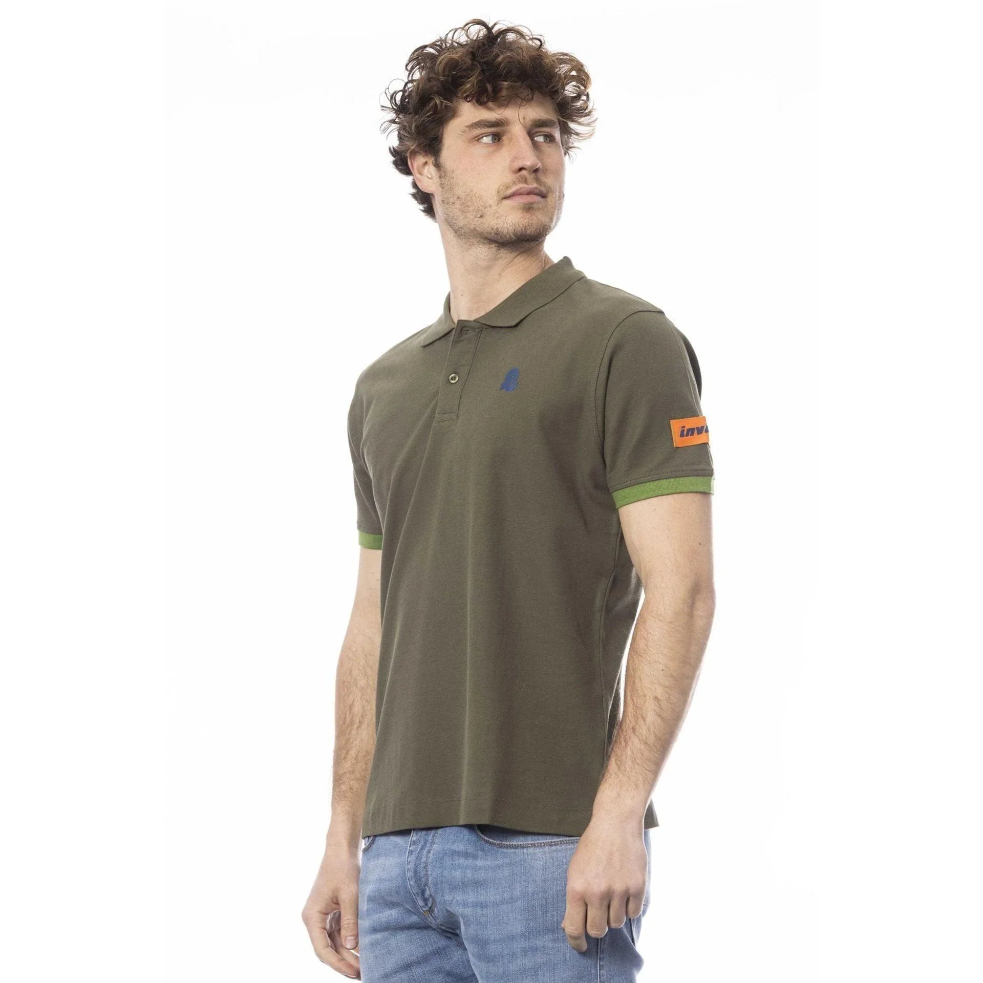 Invicta Men Cotton Short Sleeves Polo Shirt – Breathable - Green -Guocali