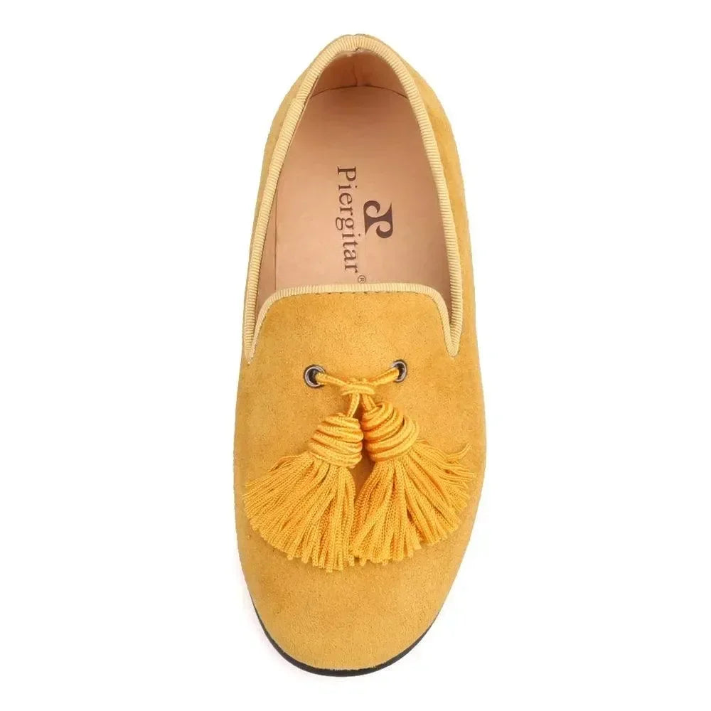 Kids Casual Tassel Dress Loafers - Slip-On Slip-On Formal Dress Shoes
