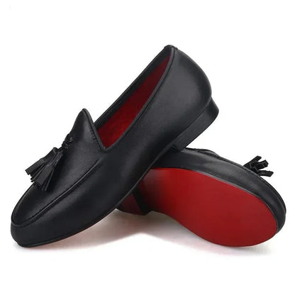 Kids Loafers Family Elegance: Handmade Leather Loafers for Kids -Guocali