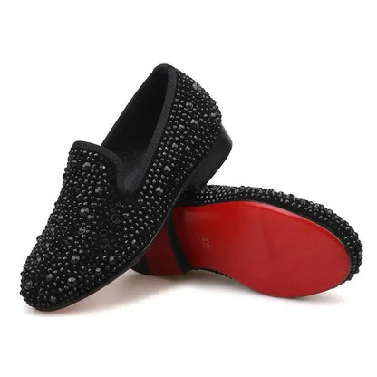 Kids Loafers Rhinestone Loafers: Kids' Loafers Party & Casual Shoes -Guocali