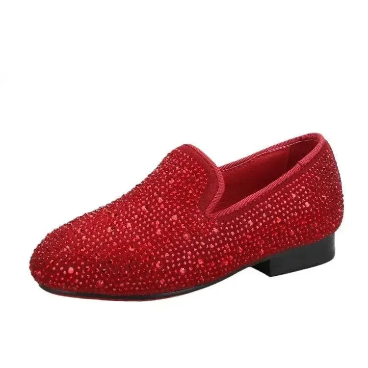 Kids Loafers Rhinestone Loafers: Kids' Loafers Party & Casual Shoes -Guocali