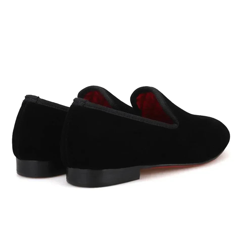Kids Loafers Velvet Comfort: Handcrafted Loafer Shoes for Kids -Guocali