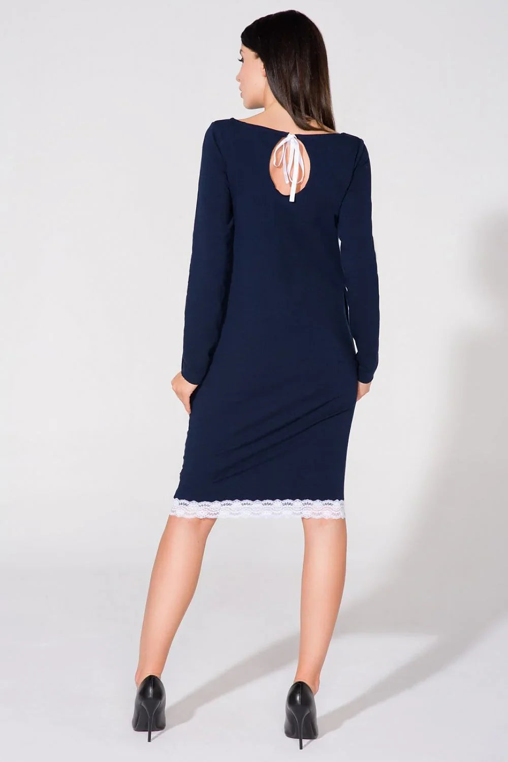 Lace Long Sleeve Dress Elegant Casual Style-Day Dress-GUOCALI