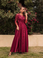 Ladies Maxi Banquet Party Dress