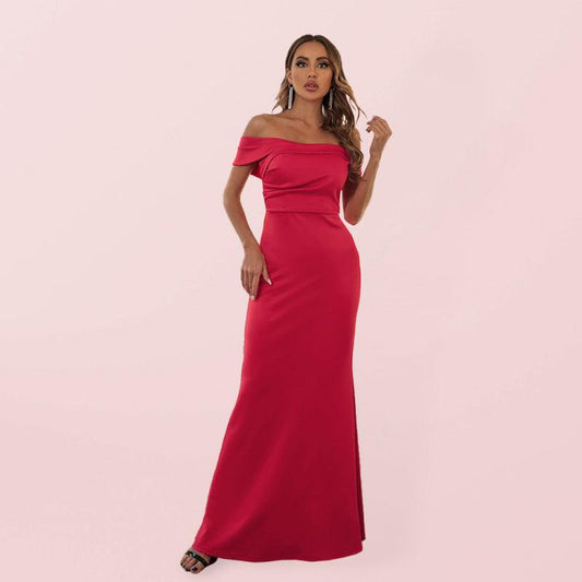 Ladies Tube Top Sexy Maxi Party Dress - Dresses - Guocali