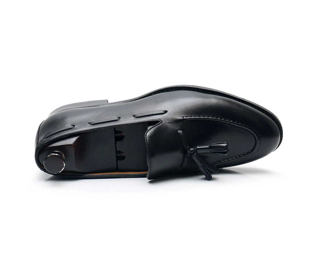 Men Tassel Dress Loafers - Slip-On Formal Dress Shoes