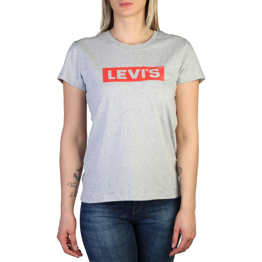 Levis Women T-Shirts - Grey Brand T-shirts - T-Shirt - Guocali