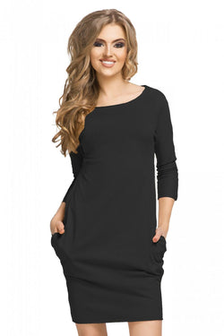Long Sleeve Cotton Day Dress Casual Style - Guocali