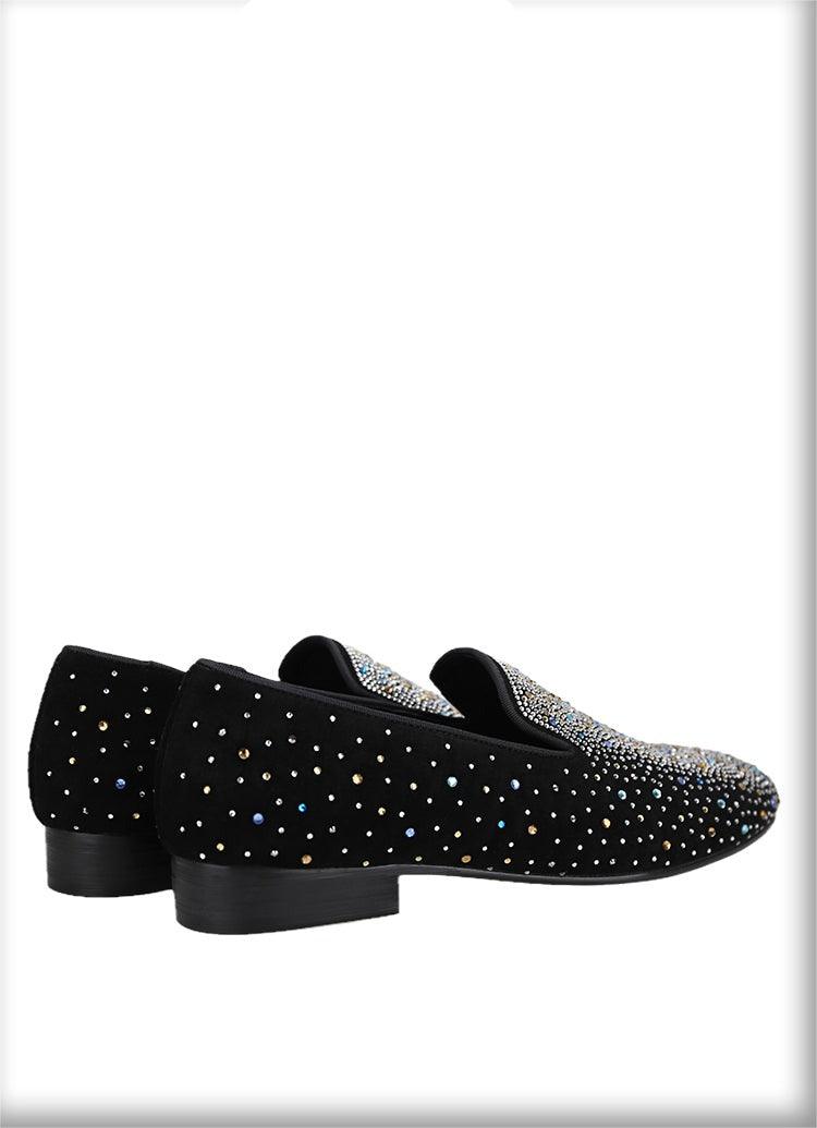 Luxurious Rhinestones Men Loafers - Men Shoes - Loafer Shoes - Guocali