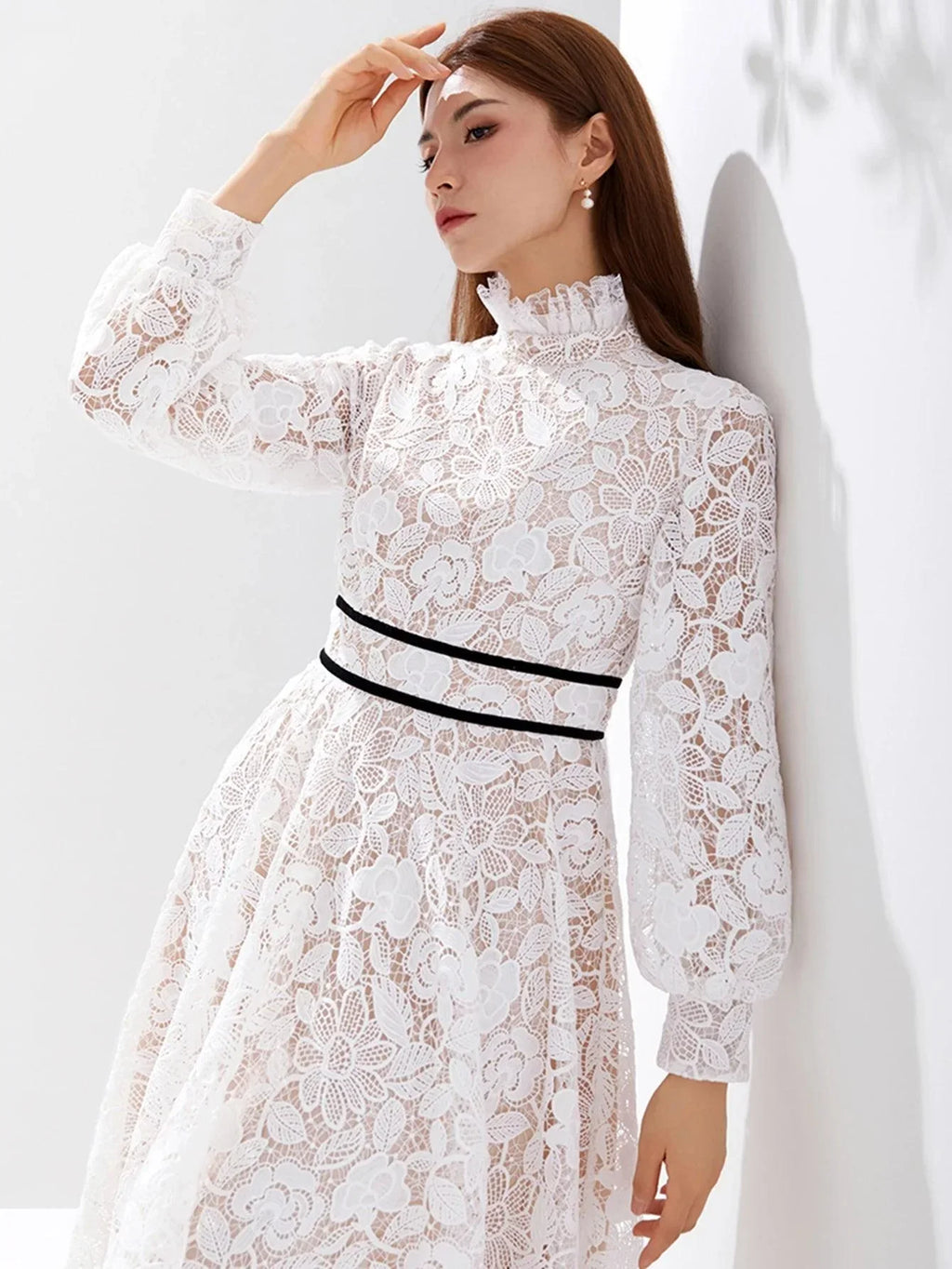 Luxury Embroidered Long Maxi Evening Dress -Guocali