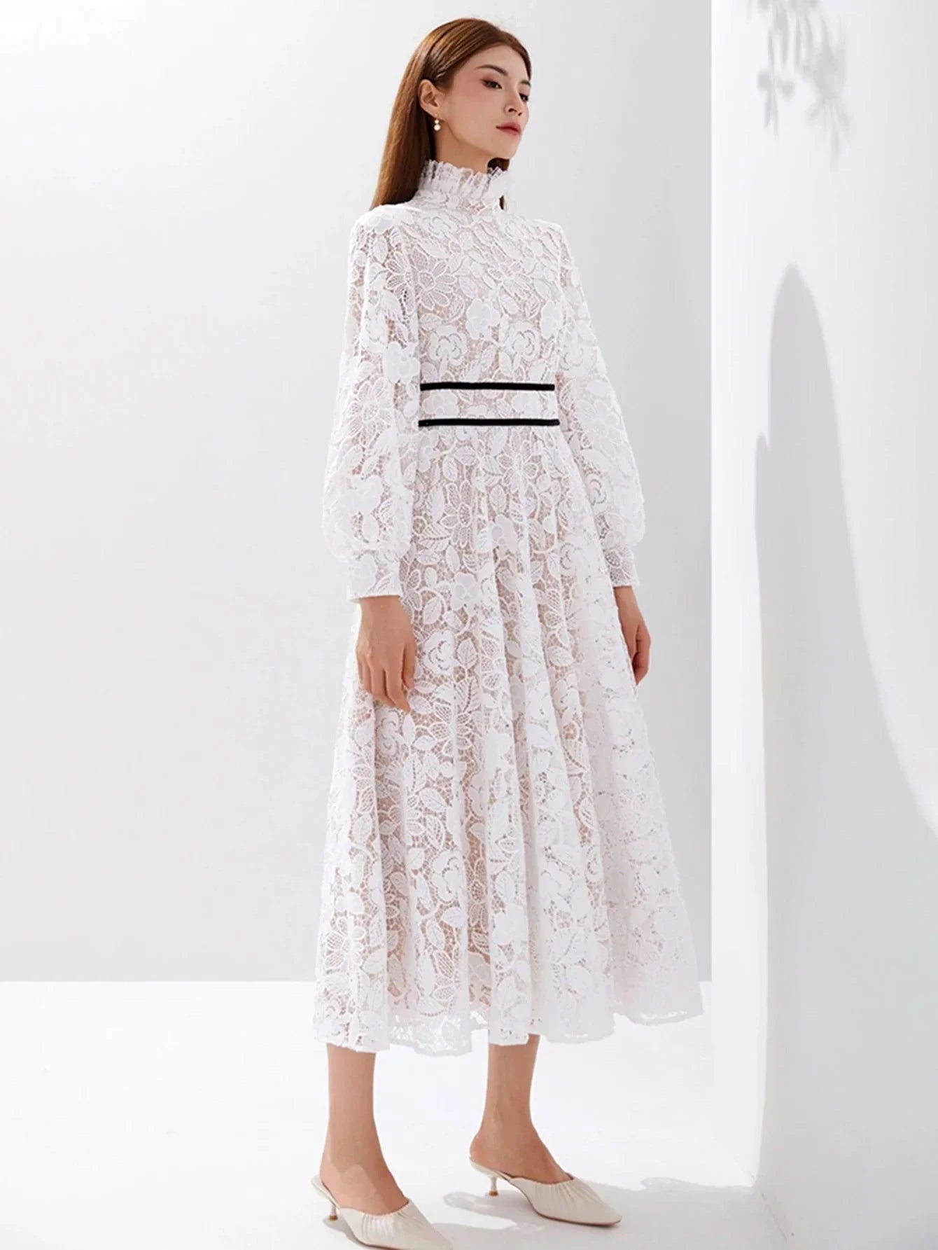 Luxury Embroidered Long Maxi Evening Dress -Guocali