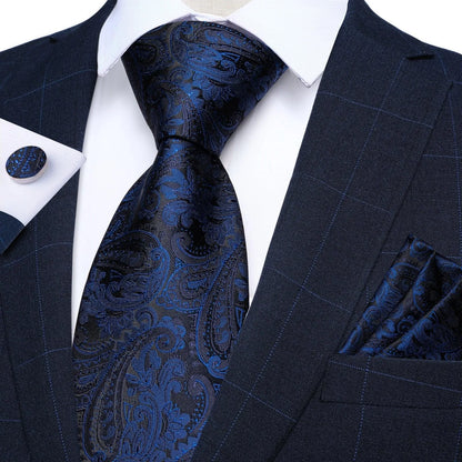 Luxury Paisley Necktie Set -Guocali