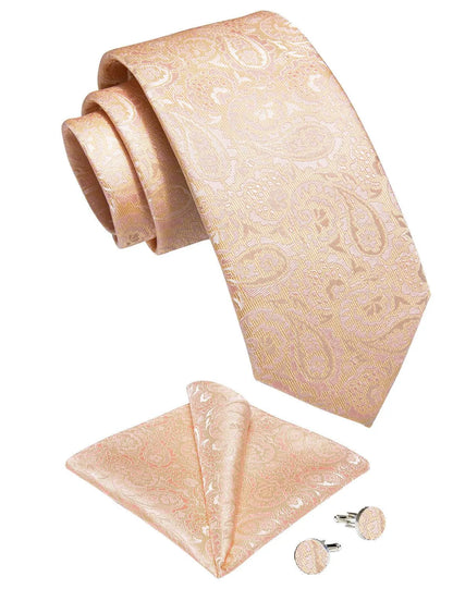 Luxury Paisley Necktie Set -Guocali