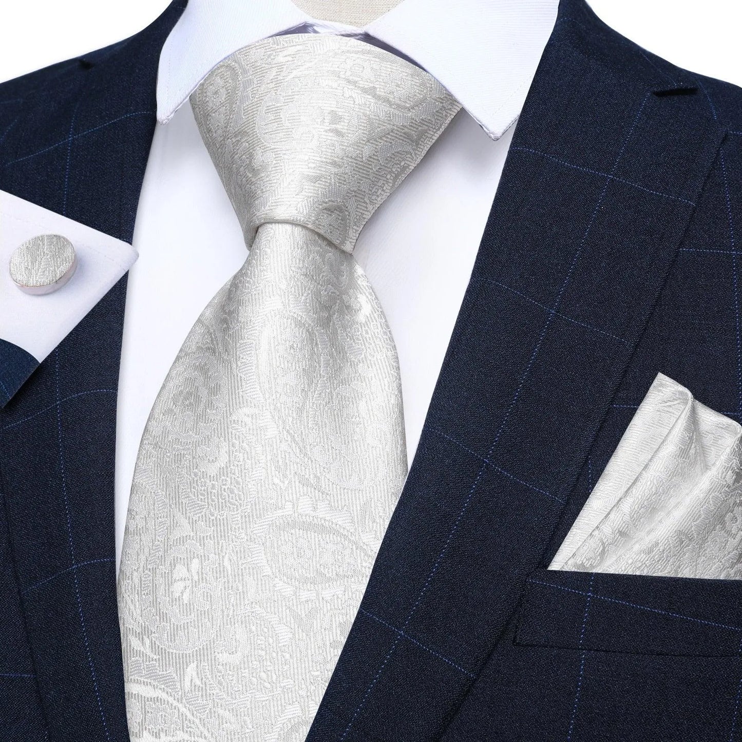 Luxury Paisley Necktie Set -Guocali