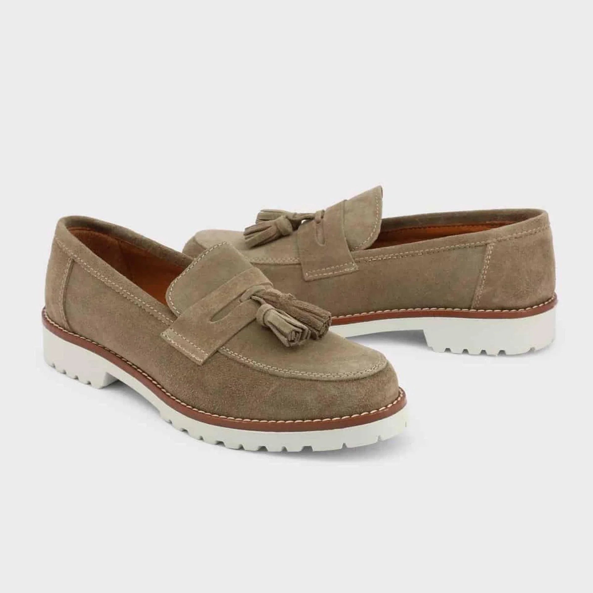 Made in Italia Moccasins - Women Loafer Shoes -Guocali