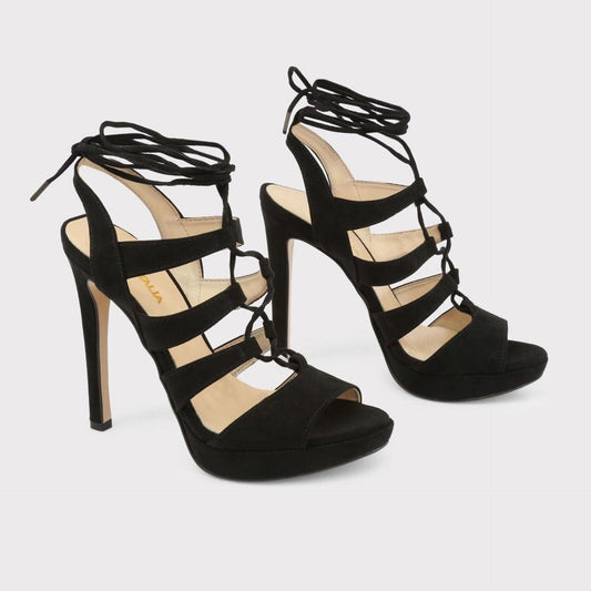 Made in Italia Women Sandals-shoes-Black-GUOCALI