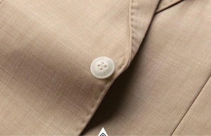 Men Blazer - 1-Button Business -Guocali