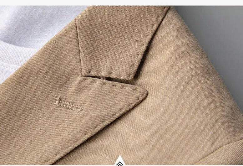 Men Blazer - 1-Button Business -Guocali