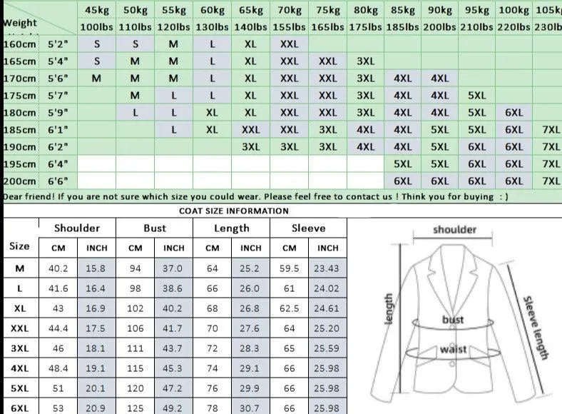 Men Blazer - 1-Button Casual Blazer -Guocali