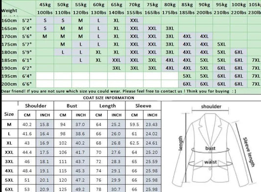 Men Blazer - 1-Button Casual Blazer -Guocali