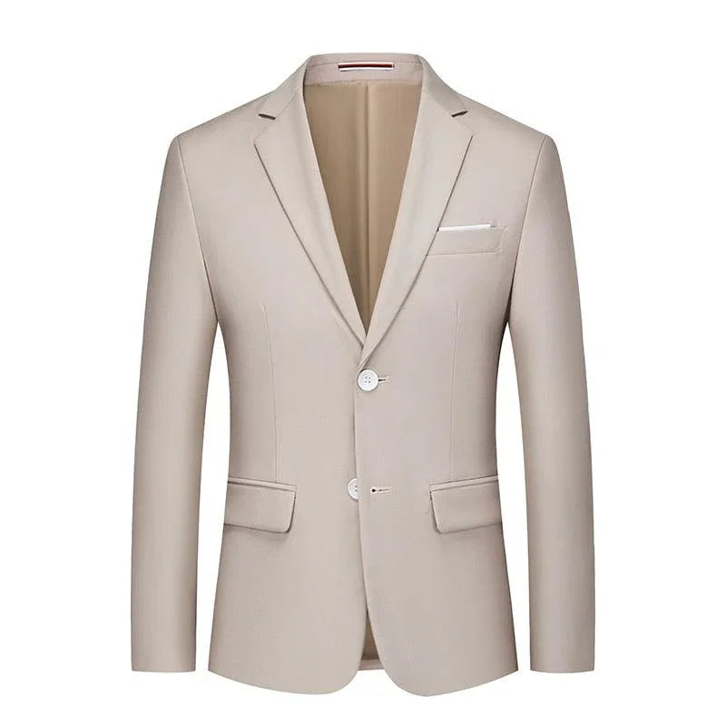 Men Blazer - 2-Button Formal Blazer -Guocali