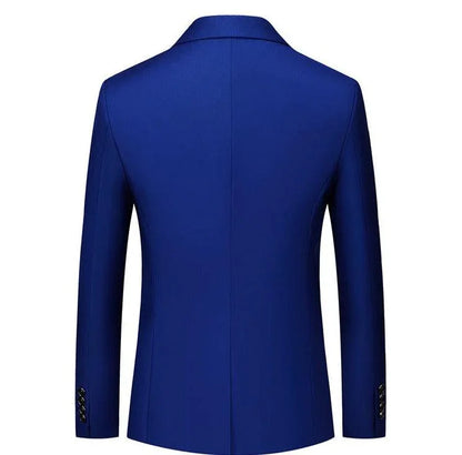 Men Blazer - 2-Button Formal Blazer -Guocali