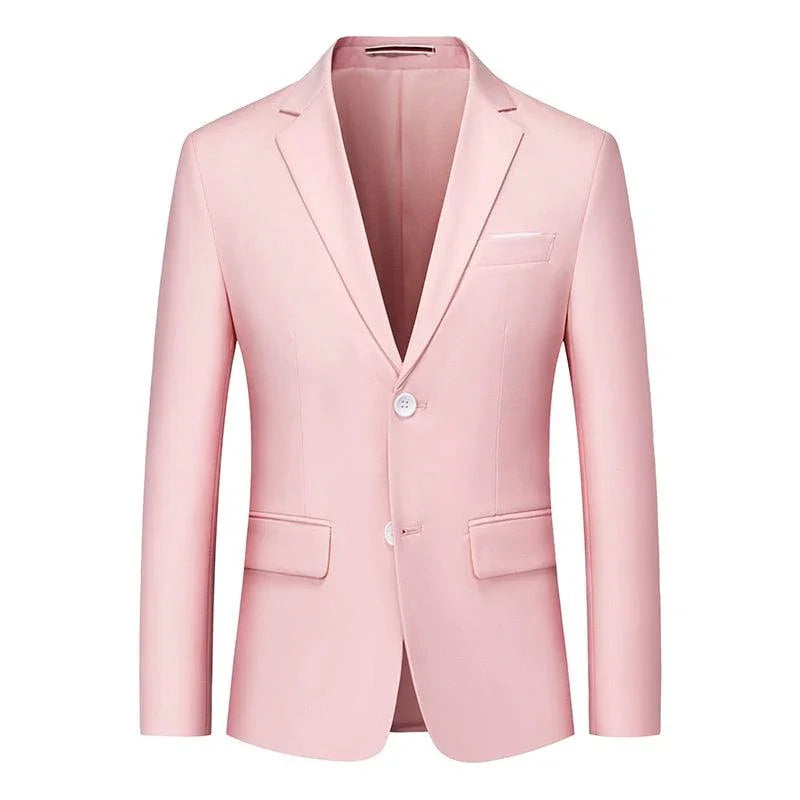 Men Blazer - 2-Button Formal Blazer -Guocali