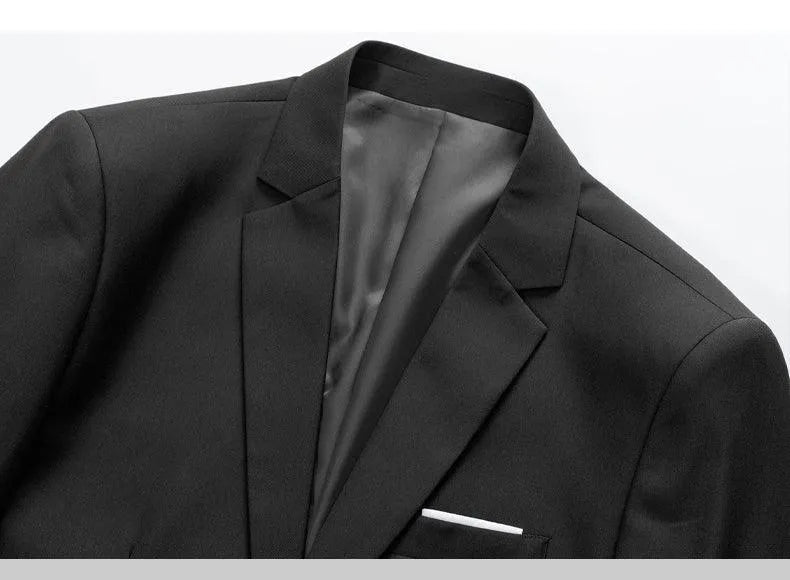 Men Blazer - 2-Button Smart Casual Blazer -Guocali