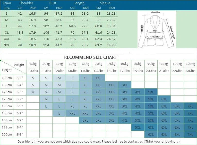 Men Blazer - Lightweight Suit Jacket