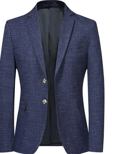 Men Blazer - Marl 2-Button Formal Blazer -Guocali