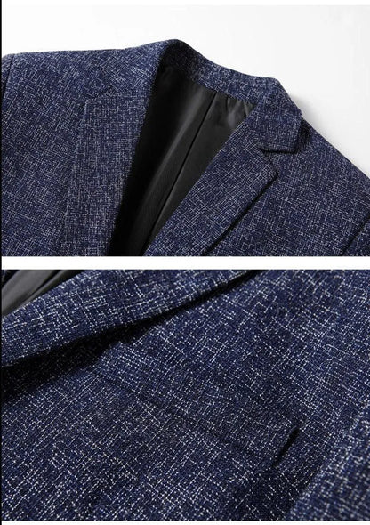 Men Blazer - Marl Formal Blazer -Guocali