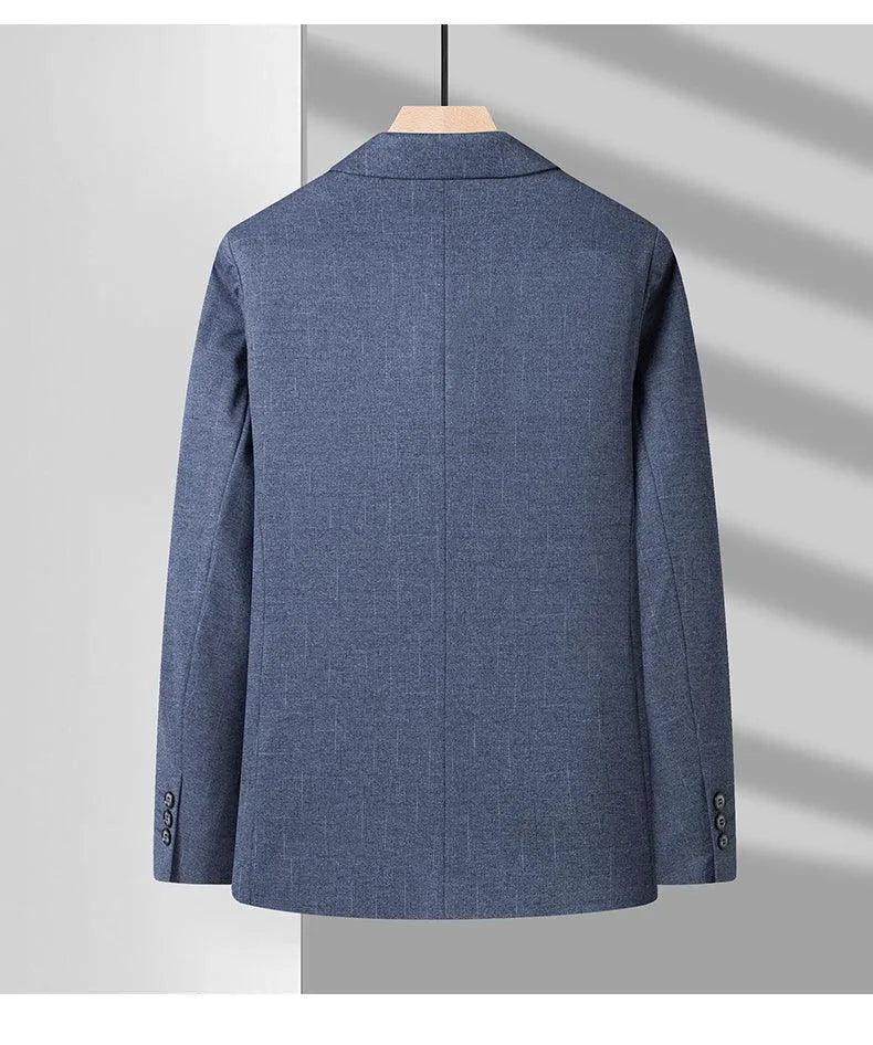 Men Blazer - Striped Formal Blazer -Guocali