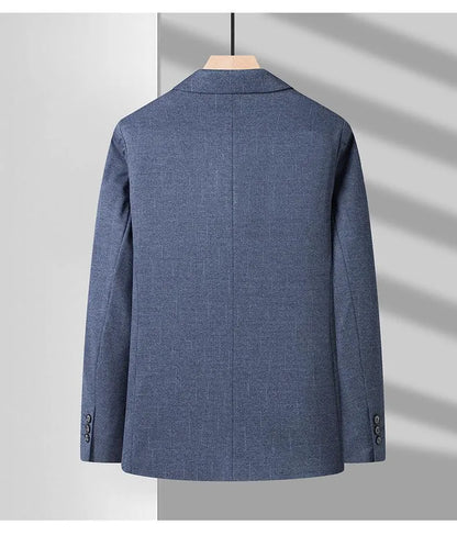 Men Blazer - Striped Formal Blazer -Guocali