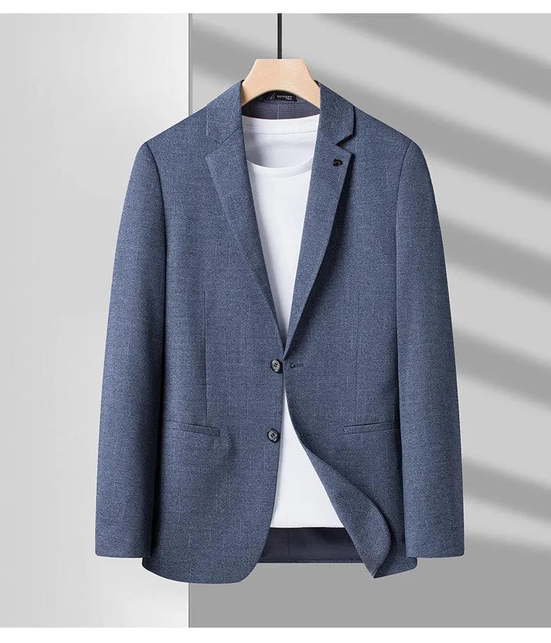 Men Blazer - Striped Formal Blazer -Guocali