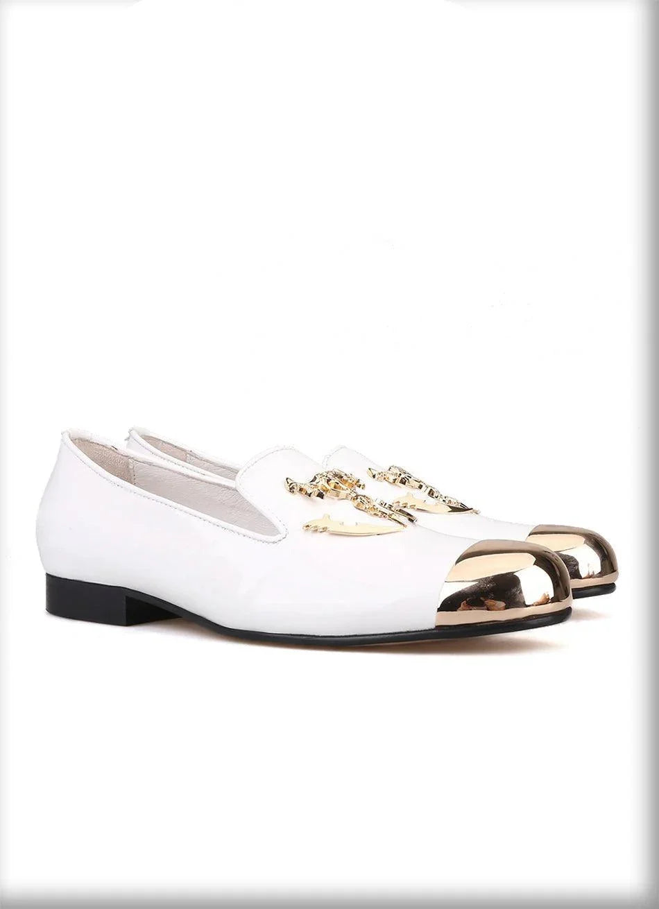 Men Casual Dress Slipper Loafers - Slip-On Flat Shoes