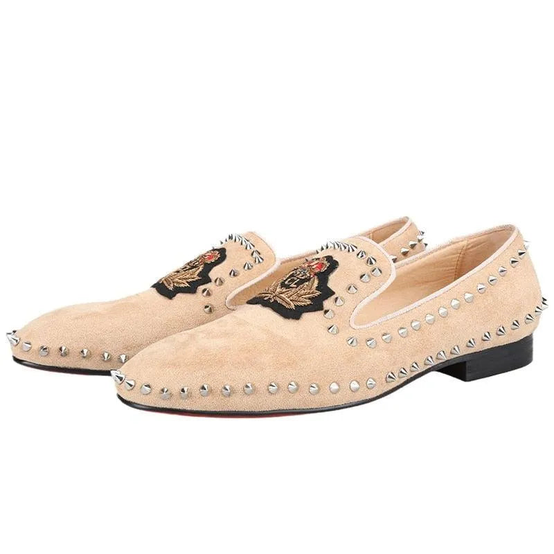 Men Casual Slipper Dress Loafers - Slip-On Flat Shoes