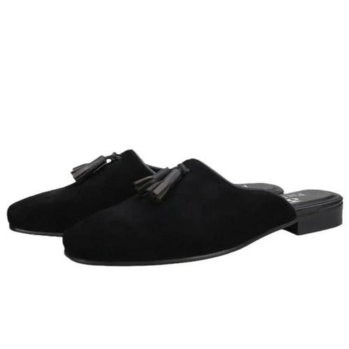 Men Casual Tassel Slipper Dress Loafers - Slip-On Slipper Loafers