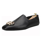 Men Casual Venetian Slipper Dress Loafers - Slip-On Flat Shoes