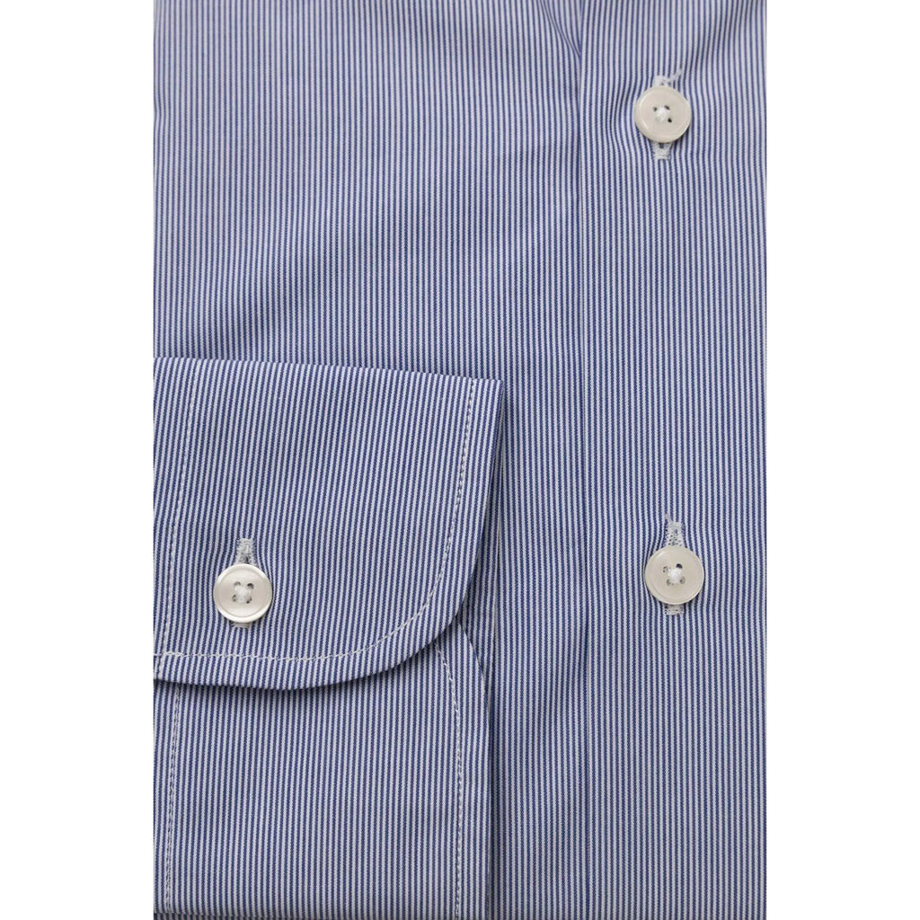 Men Cotton Long Sleeves Dress Shirt – Breathable, White