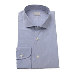 Men Cotton Long Sleeves Dress Shirt – Breathable, White - Guocali