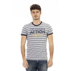 Men Crew-Neck Short-Sleeves T-Shirt – Breathable, Black, Yellow