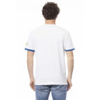 Men Crew-Neck Short-Sleeves T-Shirt – Breathable, Blue, Yellow