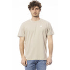 Men Crew-Neck Short-Sleeves T-Shirt – Breathable - Brown -Guocali