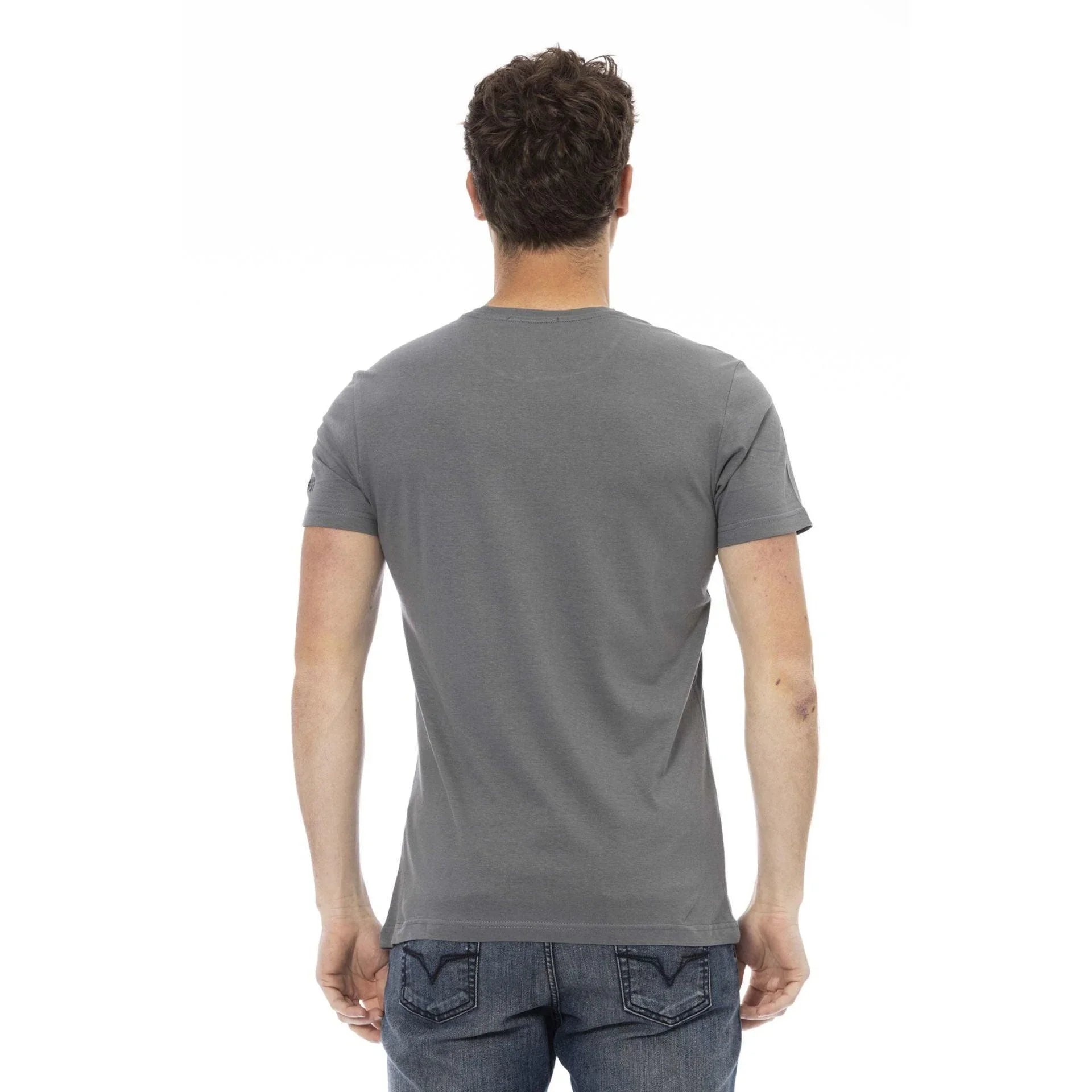 Men Crew-Neck Short-Sleeves T-Shirt – Breathable - Gray -Guocali