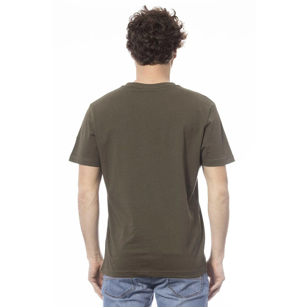 Men Crew-Neck Short-Sleeves T-Shirt – Breathable - Green -Guocali