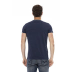 Men Crew-Neck Short-Sleeves T-Shirt – Breathable - Navy, Blue, White, Red -Guocali