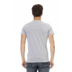 Men Crew-Neck Short-Sleeves T-Shirt – Breathable, Orange, Black