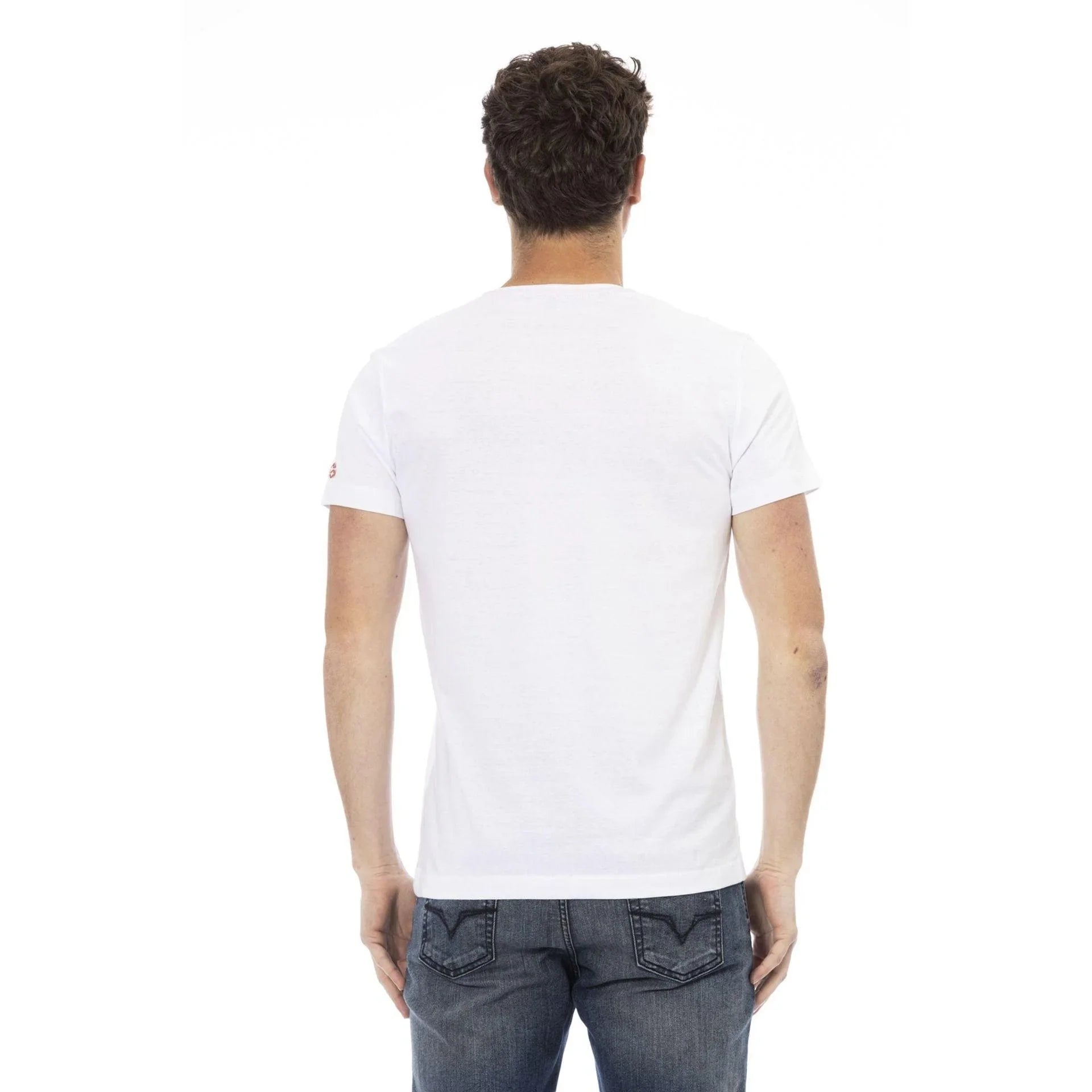Men Crew-Neck Short-Sleeves T-Shirt – Breathable - White -Guocali