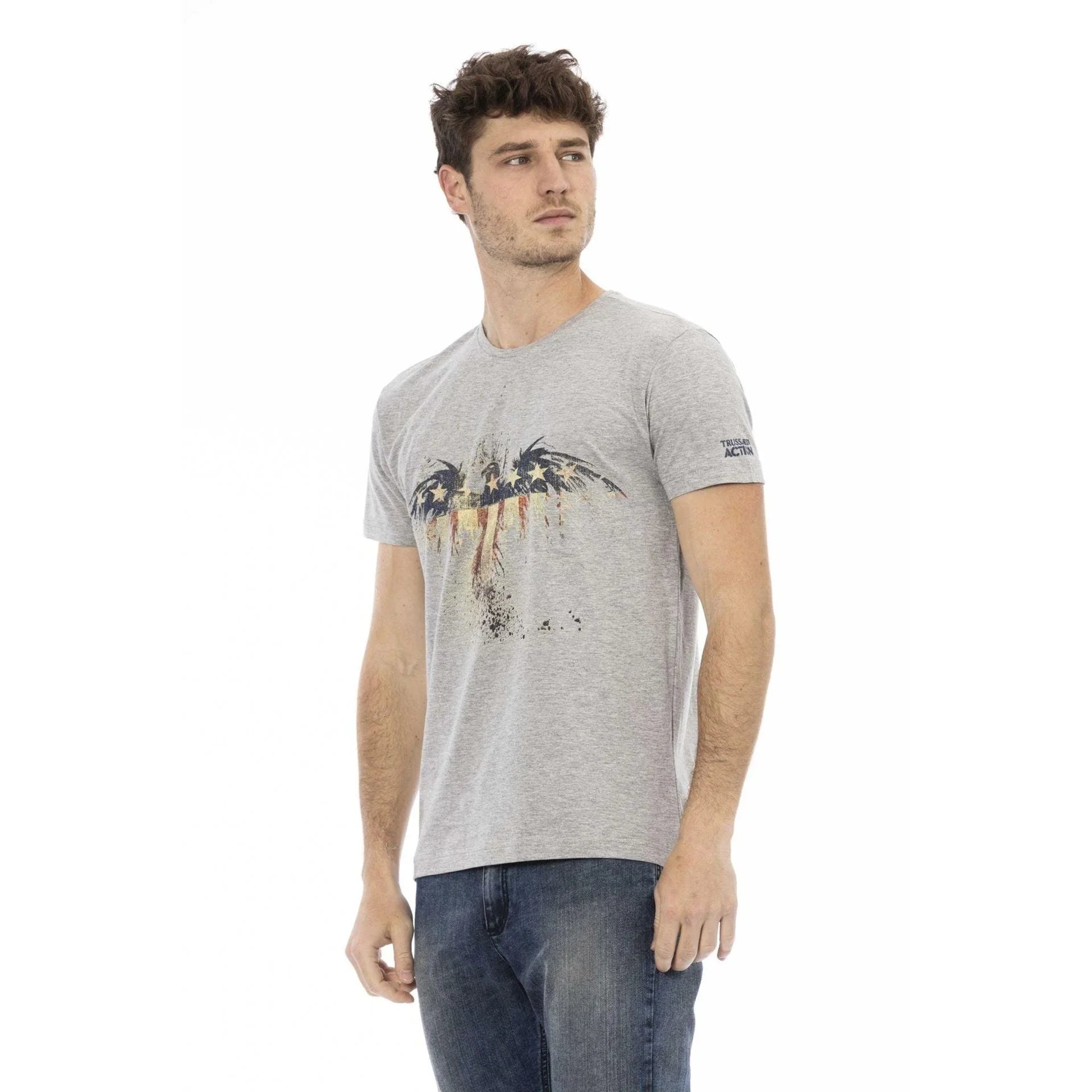 Men Crew-Neck T-Shirt – Breathable, Multicolor